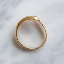 Load image into Gallery viewer, Antique Diamond Coiled Snake Ring
