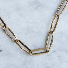 Load image into Gallery viewer, Vintage 8 inch Paperclip-Link Bracelet
