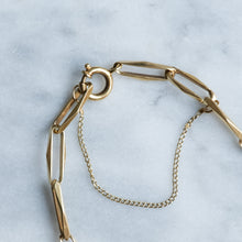 Load image into Gallery viewer, Vintage 8 inch Paperclip-Link Bracelet
