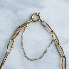 Load image into Gallery viewer, Vintage 8 inch Paperclip-Link Bracelet
