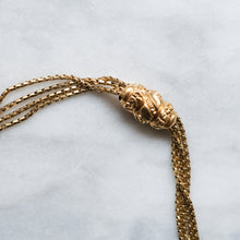 Load image into Gallery viewer, Victorian 18K Yellow Gold French Watch Chain with Hand Clasp
