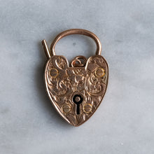 Load image into Gallery viewer, Vintage Engraved Heart Extra Large Padlock

