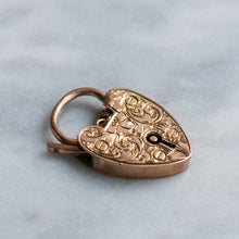 Load image into Gallery viewer, Vintage Engraved Heart Extra Large Padlock
