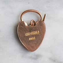Load image into Gallery viewer, Vintage Engraved Heart Extra Large Padlock
