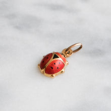 Load image into Gallery viewer, Vintage Lucky Ladybug / Ladybird Charm
