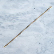 Load image into Gallery viewer, Vintage Italian Three Strand Cobra-Link Bracelet
