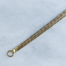 Load image into Gallery viewer, Vintage Italian Three Strand Cobra-Link Bracelet
