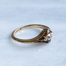 Load image into Gallery viewer, Antique Victorian Petite Floral Old Cut Diamond Ring
