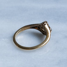 Load image into Gallery viewer, Antique Victorian Petite Floral Old Cut Diamond Ring
