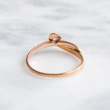 Load image into Gallery viewer, Antique Victorian era Rose-Cut Diamond Coiled Snake Ring
