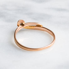 Load image into Gallery viewer, Antique Victorian era Rose-Cut Diamond Coiled Snake Ring
