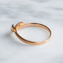 Load image into Gallery viewer, Antique Victorian era Rose-Cut Diamond Coiled Snake Ring
