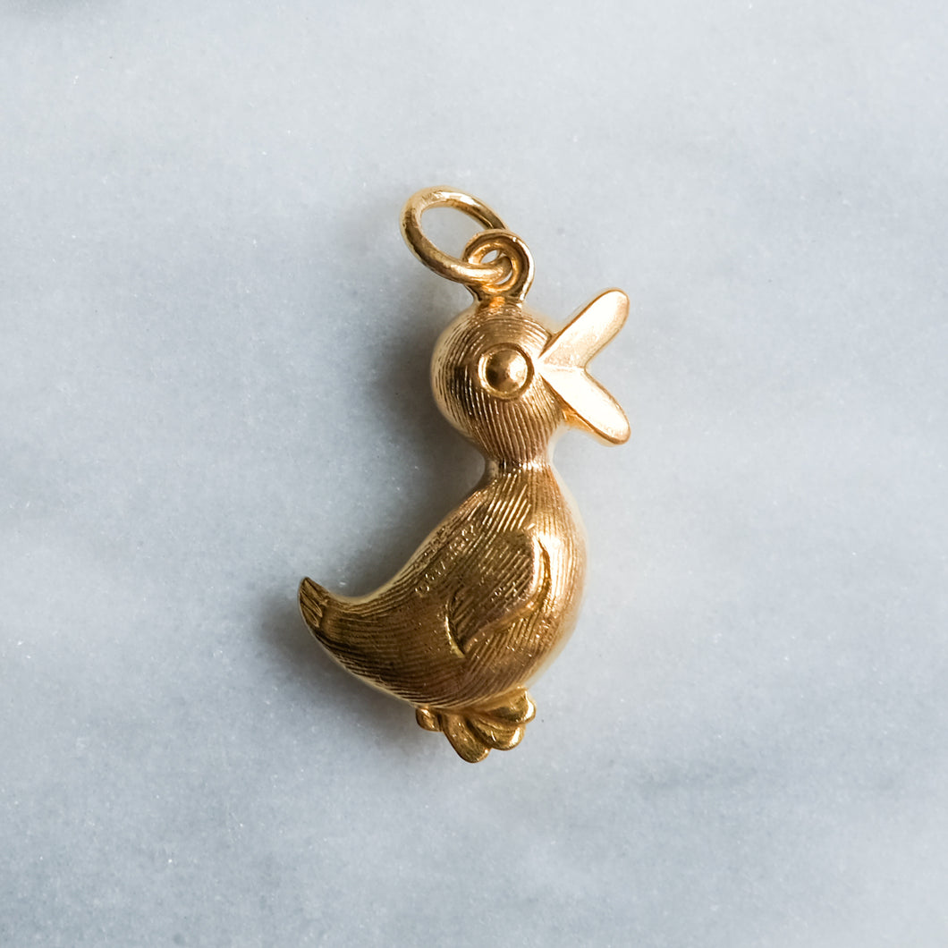 Vintage Retro Duck Charm