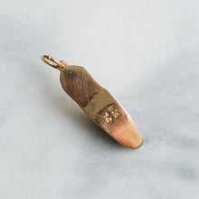 Load image into Gallery viewer, Vintage Enamel Babouche Slipper Charm
