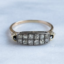 Load image into Gallery viewer, Vintage Retro 1940s Double Row Diamond Ring
