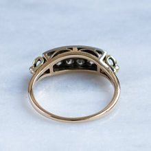 Load image into Gallery viewer, Vintage Retro 1940s Double Row Diamond Ring
