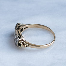 Load image into Gallery viewer, Vintage Retro 1940s Double Row Diamond Ring
