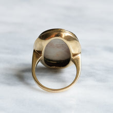 Load image into Gallery viewer, Antique Victorian 10K Rose Gold Miniature Portrait Ring
