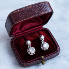 Load image into Gallery viewer, Antique 1920s Art Deco era Dormeuse Earrings
