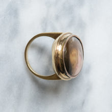 Load image into Gallery viewer, Antique Victorian 10K Rose Gold Miniature Portrait Ring
