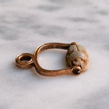 Load image into Gallery viewer, Antique Egyptian Revival Carved Scarab Amulet Pendant
