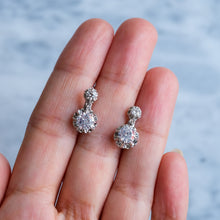 Load image into Gallery viewer, Antique 1920s Art Deco era Dormeuse Earrings
