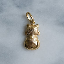 Load image into Gallery viewer, Vintage Sitting Cat Charm
