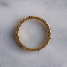 Load image into Gallery viewer, Vintage Star-Set Diamond and Sapphire Eternity Ring
