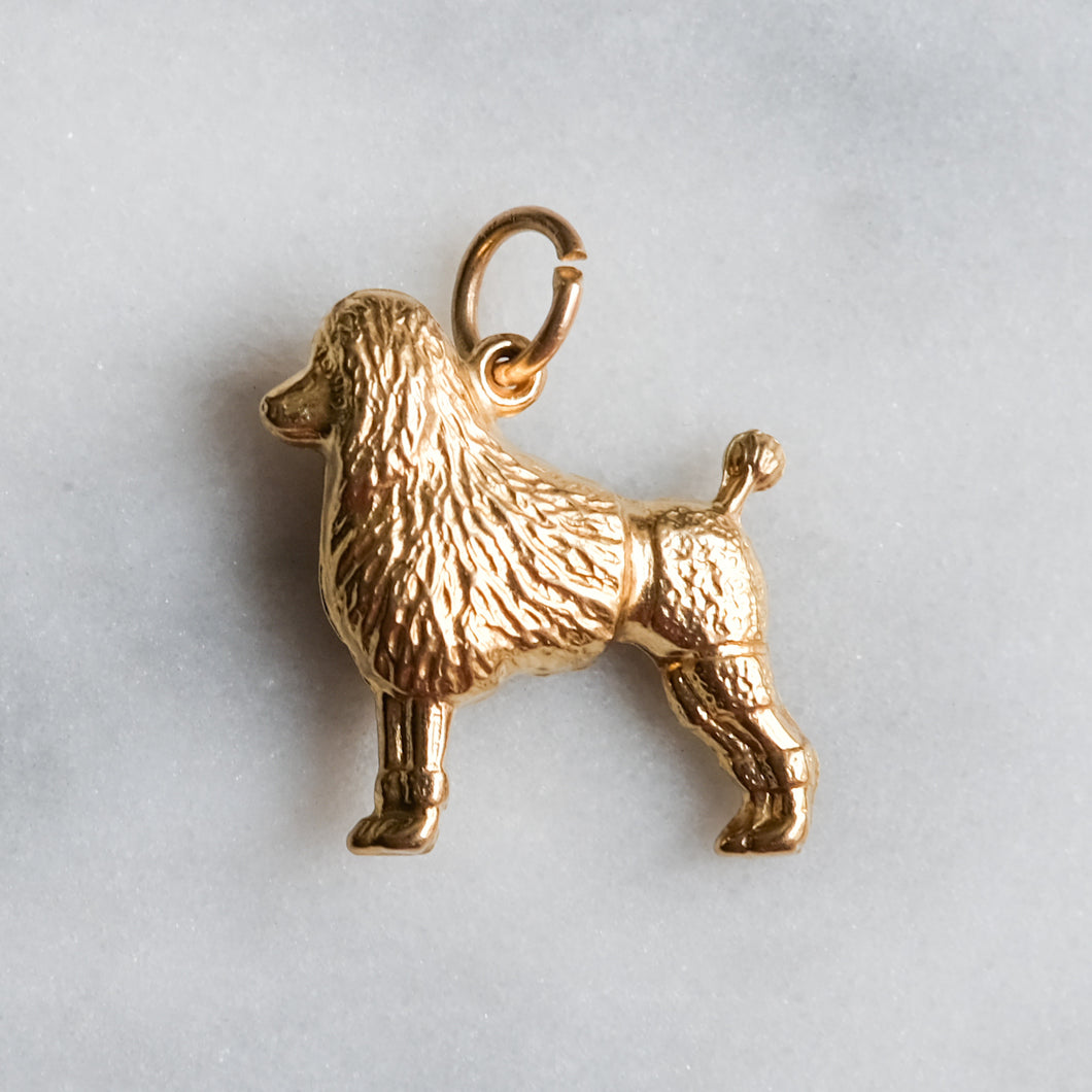 Vintage Poodle Charm (Large)