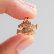 Load image into Gallery viewer, Vintage Pisces Zodiac Charm / Pendant
