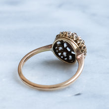 Load image into Gallery viewer, Antique Opal Old Cut Diamond Cluster Ring
