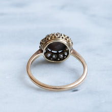 Load image into Gallery viewer, Antique Opal Old Cut Diamond Cluster Ring
