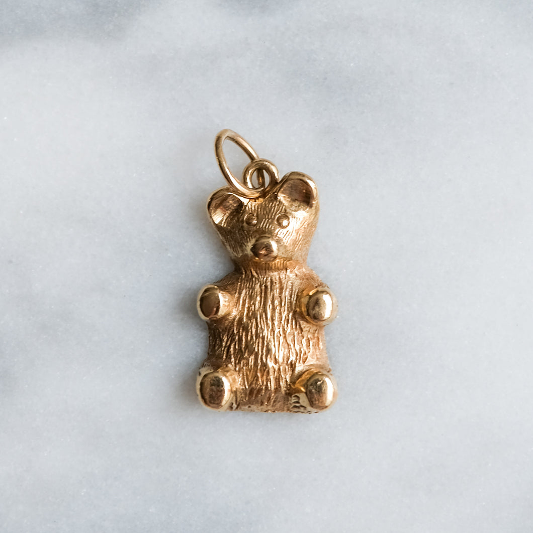 Vintage Teddy Bear Pendant