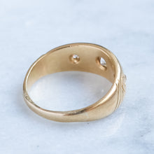 Load image into Gallery viewer, Antique Edwardian era Star Set Diamond Trilogy Ring
