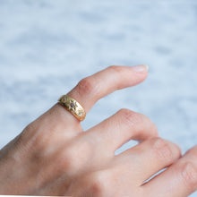Load image into Gallery viewer, Antique Edwardian era Star Set Diamond Trilogy Ring
