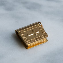 Load image into Gallery viewer, Vintage Estate Holy Bible Prayer Charm
