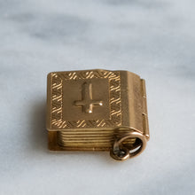 Load image into Gallery viewer, Vintage Estate Holy Bible Prayer Charm

