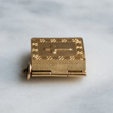 Load image into Gallery viewer, Vintage Estate Holy Bible Prayer Charm
