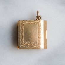 Load image into Gallery viewer, Vintage Estate Holy Bible Prayer Charm
