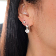 Load image into Gallery viewer, Antique 1920s Art Deco era Dormeuse Earrings
