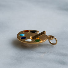 Load image into Gallery viewer, Vintage Retro 1960s Artist&#39;s Palette Charm
