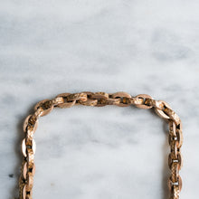 Load image into Gallery viewer, Antique Chunky Celestial Star Rolo-Link Bracelet with Dog-Clip Clasp
