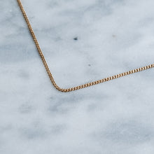 Load image into Gallery viewer, Antique 17 inch Curb-Link Chain
