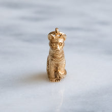 Load image into Gallery viewer, Vintage Sitting Cat Charm
