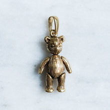 Load image into Gallery viewer, Vintage Articulated Teddy Bear Charm
