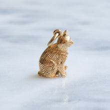 Load image into Gallery viewer, Vintage Sitting Cat Charm
