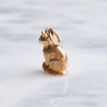 Load image into Gallery viewer, Vintage Sitting Cat Charm
