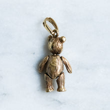 Load image into Gallery viewer, Vintage Articulated Teddy Bear Charm
