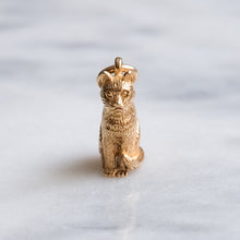 Load image into Gallery viewer, Vintage Sitting Cat Charm
