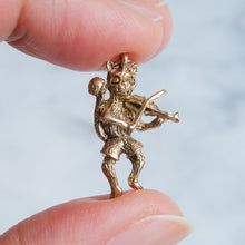 Load image into Gallery viewer, Vintage Cat Playing Fiddle Charm
